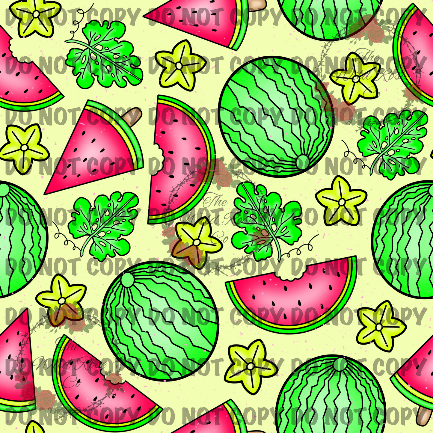 Floral Watermelons