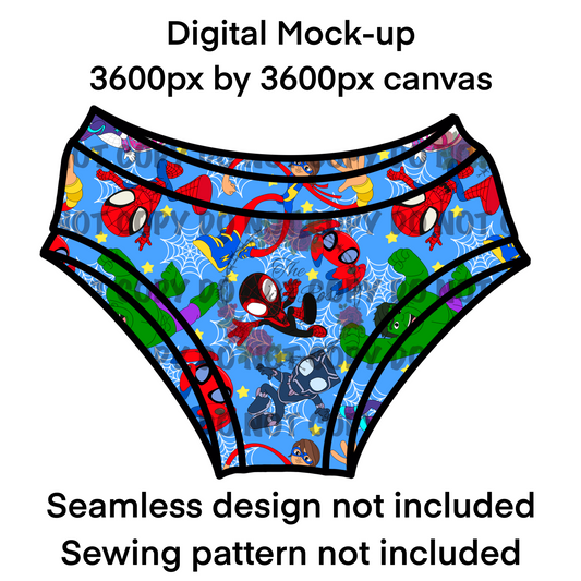 Mock-up Kids Briefs