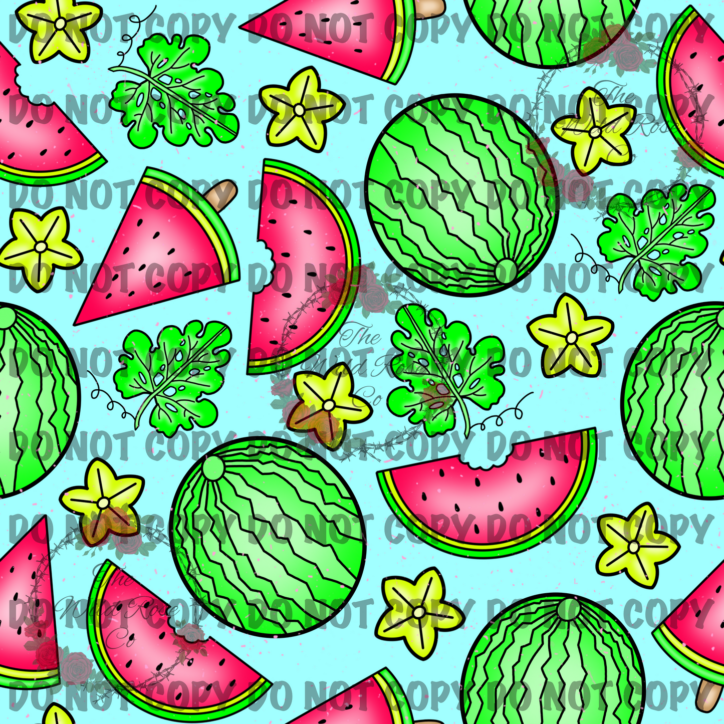 Floral Watermelons