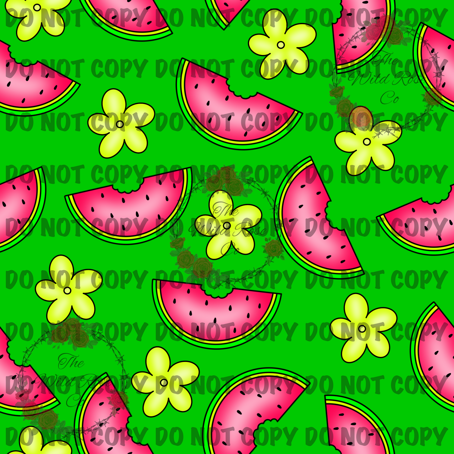 Floral Watermelons