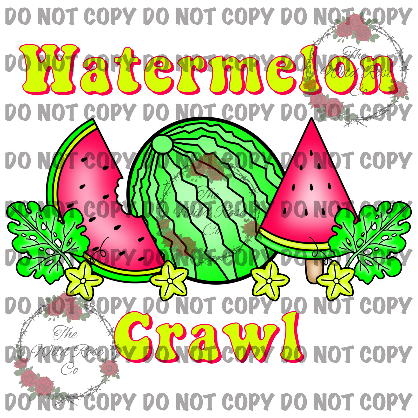 Floral Watermelons