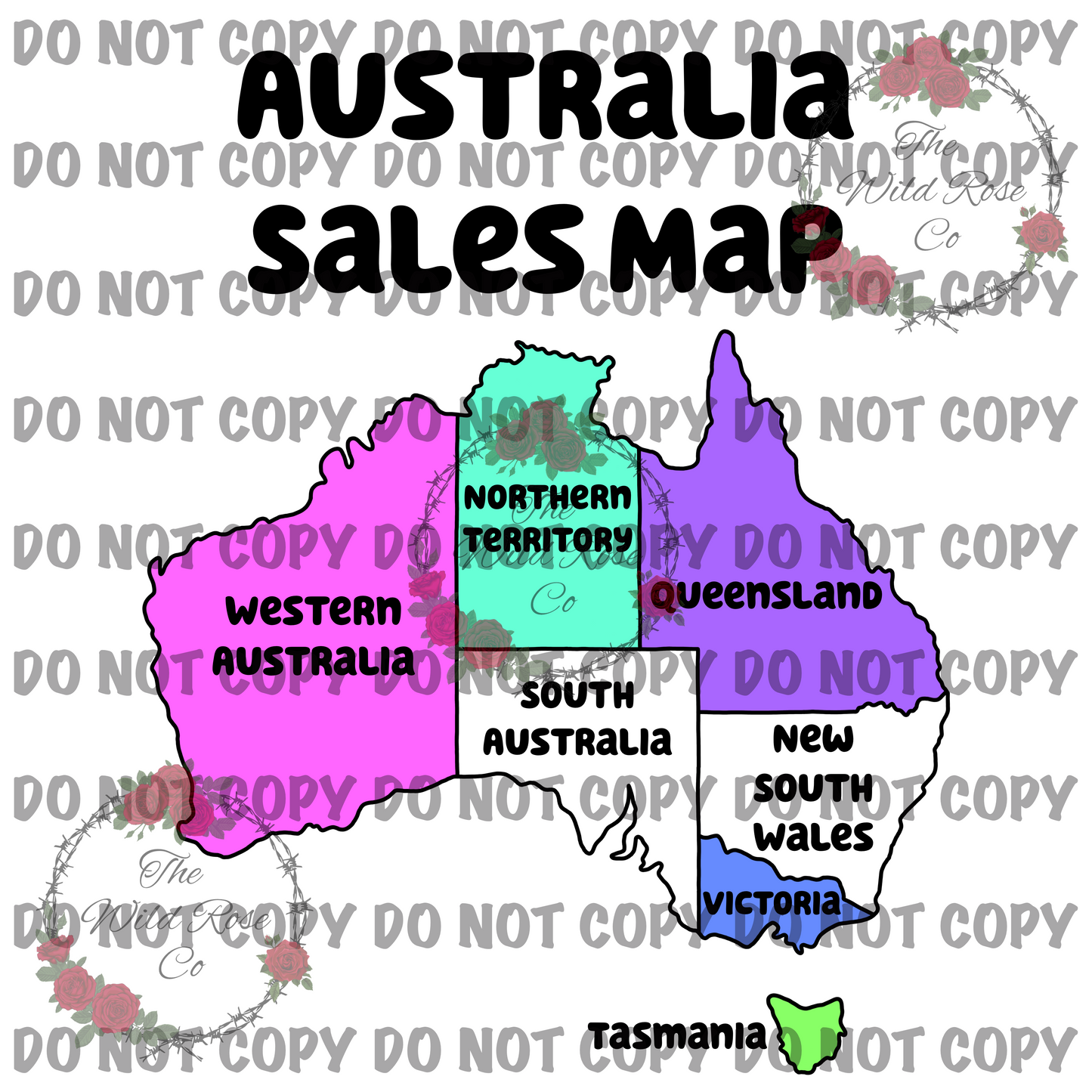 Australia Sales Map