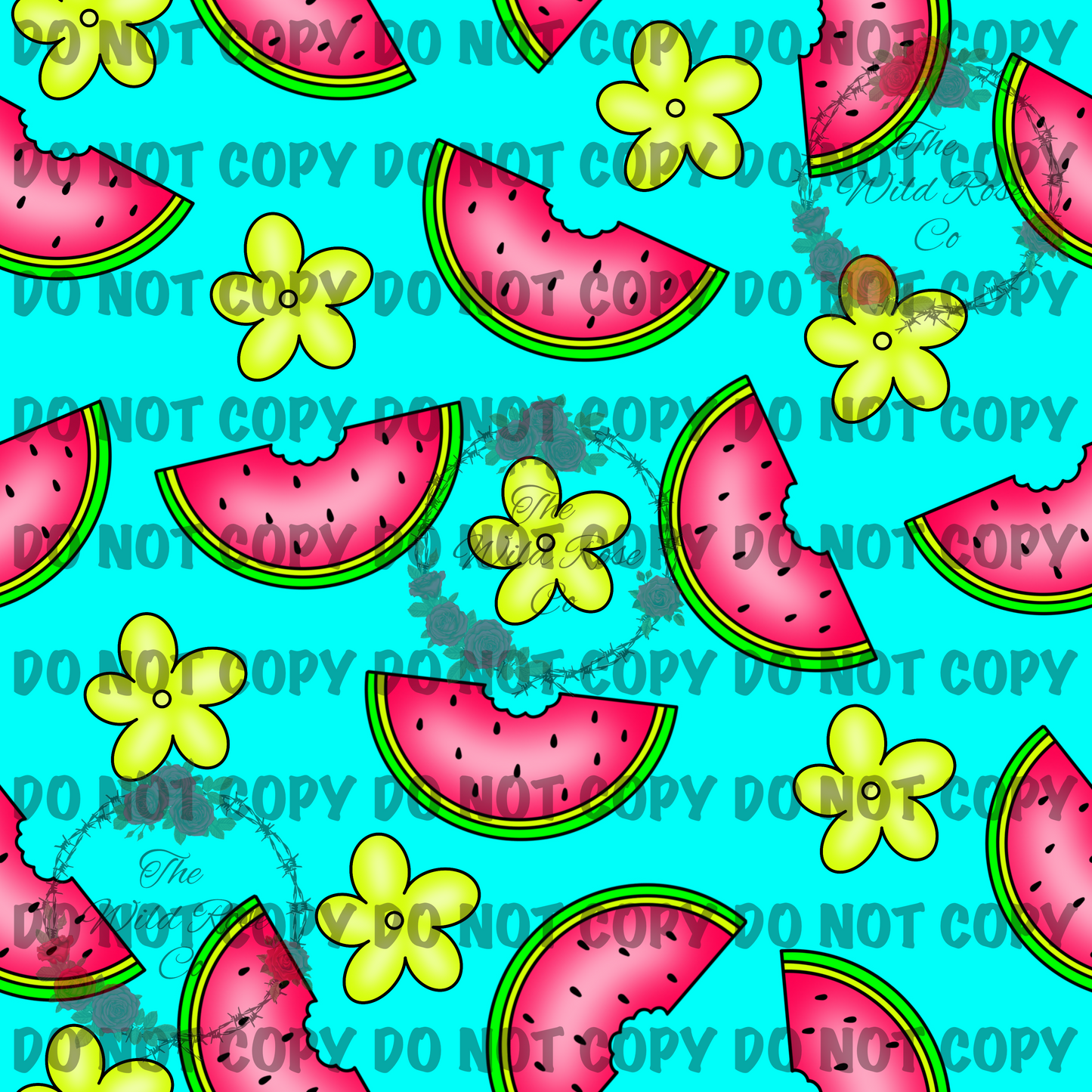 Floral Watermelons