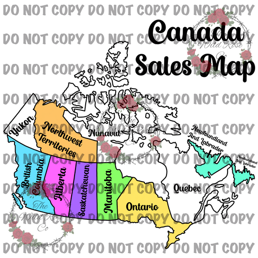 Canada Sales Map