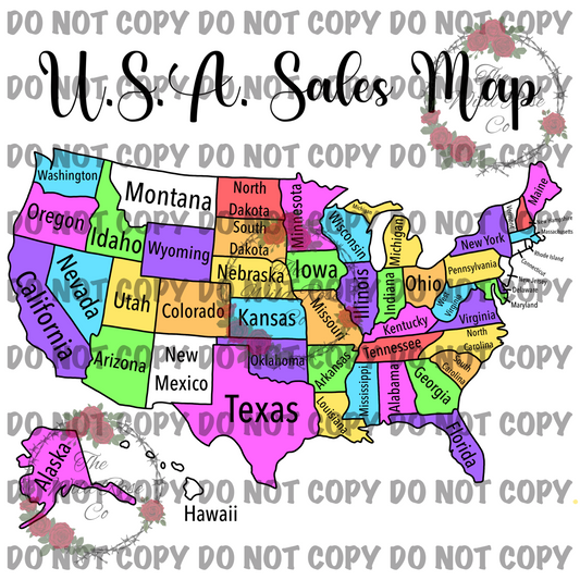 United States Sales Map