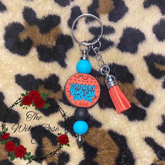 Country Girl Mini Keychain