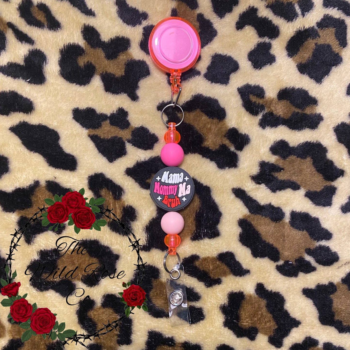 Pink Badge Reel